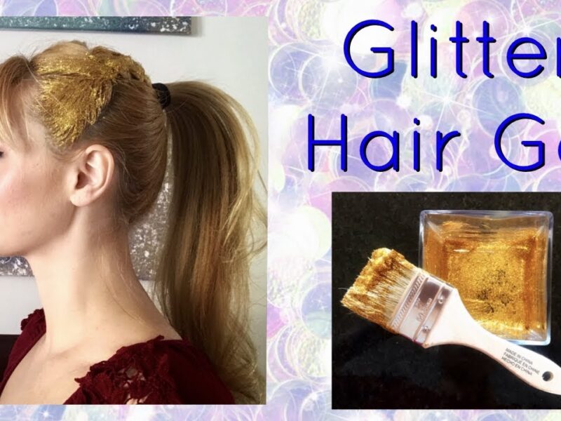 How to Make Glitter Hair Gel